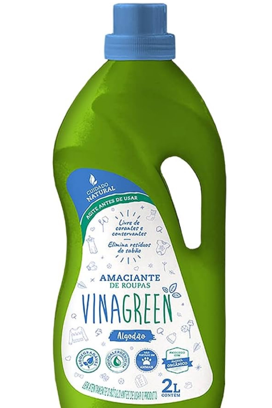 Vinagreen Amaciante de Roupas Algodão - 2L

#LTKbrasil