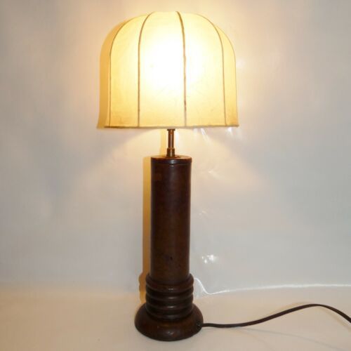 Dupré lafon style leather lamp art deco circa 1930/lamp  | eBay | eBay US