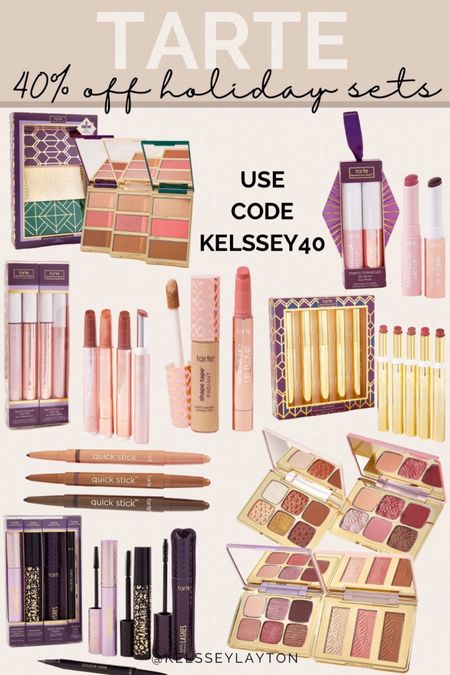 LAST CHANCE to get 40% off Tarte with code KELSSEY40

It even works on gift sets!!

#LTKCyberWeek #LTKsalealert #LTKbeauty
