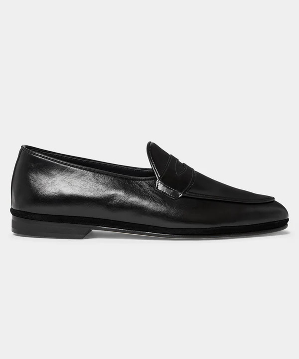 Todd Snyder X Rubinacci Unlined Leather Penny Loafer | Todd Snyder
