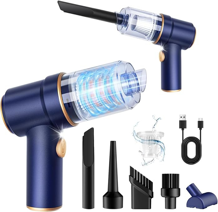Handheld Car Vacuum Cleaner, Hand Held Vacuum Cleaner and Air Duster | Amazon (US)