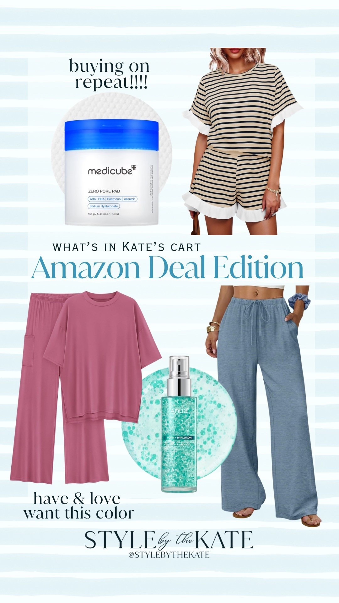 Amazon big spring sale ends today & this is what’s in my cart!!!💖🛍️

Amazon sale; spring sale, spring break, beauty, skincare, travel, vacation

#LTKSeasonal #LTKSaleAlert #LTKootd