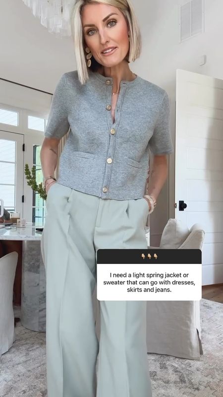 The perfect summer sweater for work on sale 👏🏼 I am wearing an XS and 25 in the pants!

Loverly Grey, workwear 

#LTKstyletip #LTKsalealert #LTKSeasonal