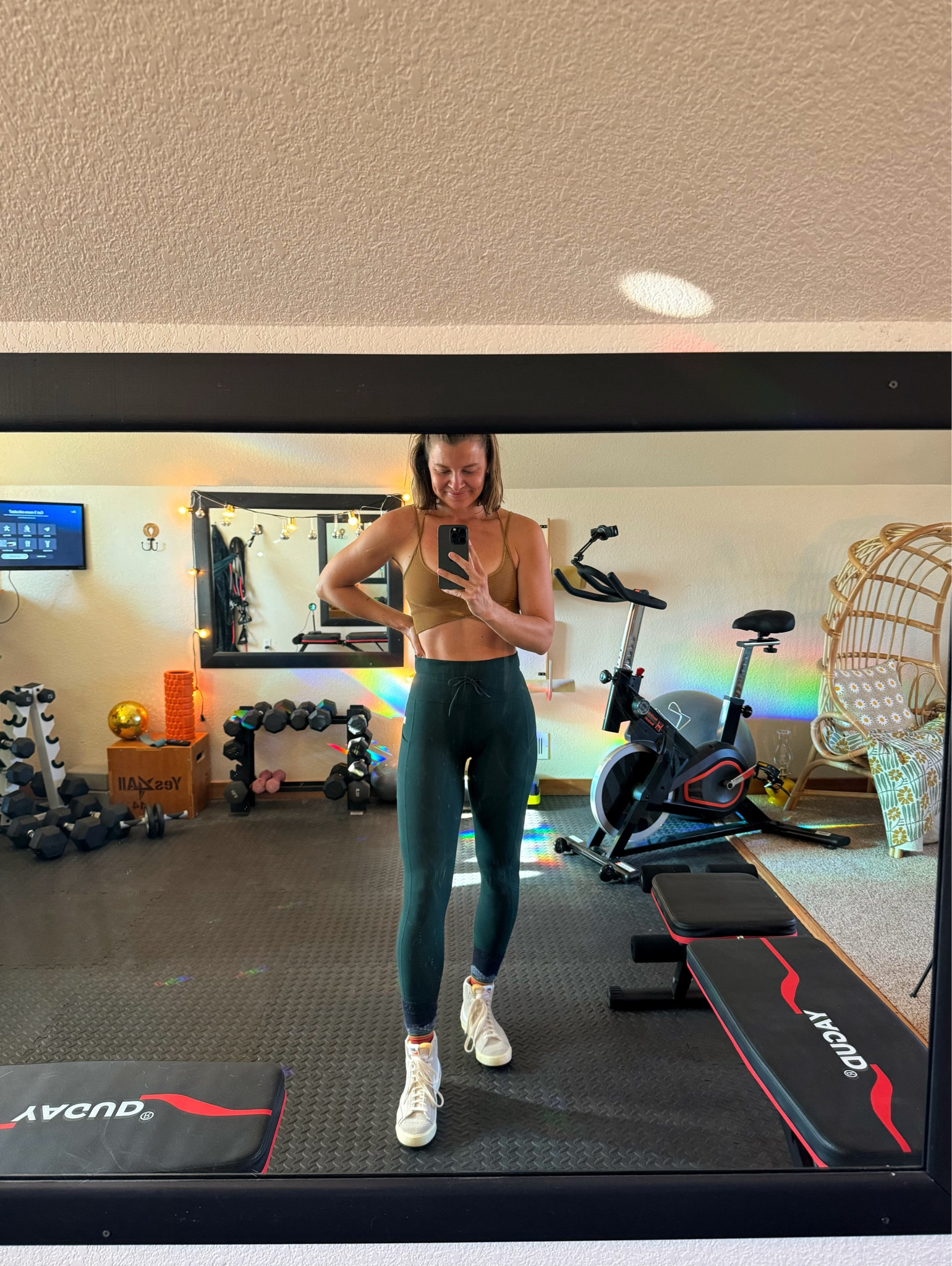 Today’s workout fit 💪🏽

Sizes I’m wearing: 
Sports Bra: XS/SM *the exact sports bra in this post is no longer available, so I linked something similar that I also love!
Leggings: SM

#LTKActive #LTKfitness