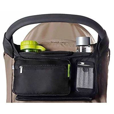 best stroller organizer for smart moms, fits all strollers, premium deep cup holders, extra-large... | Walmart (US)