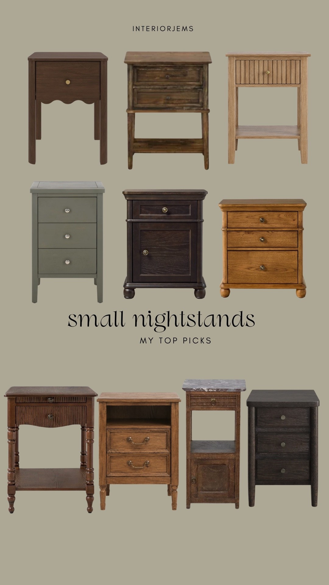 Most of these are 18 to 22 inch small nightstands solid wood nightstand, natural wood, nightstand, painted nightstand, vintage style nightstand, modern nightstand, Wayfair Pottery Barn, Crate & Barrel, Amazon

#LTKHome #LTKSaleAlert