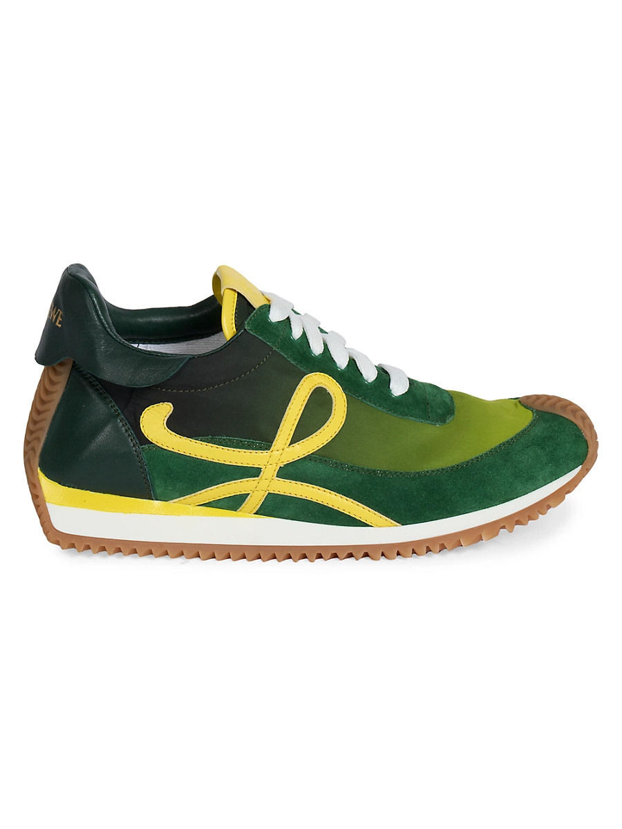 Women's Flow Runner 2.0 Sneakers - Gradient Green Yellow - Size 8 | Saks Fifth Avenue