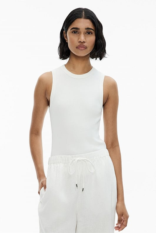 Crew Rib Tank Top | Witchery (AU)