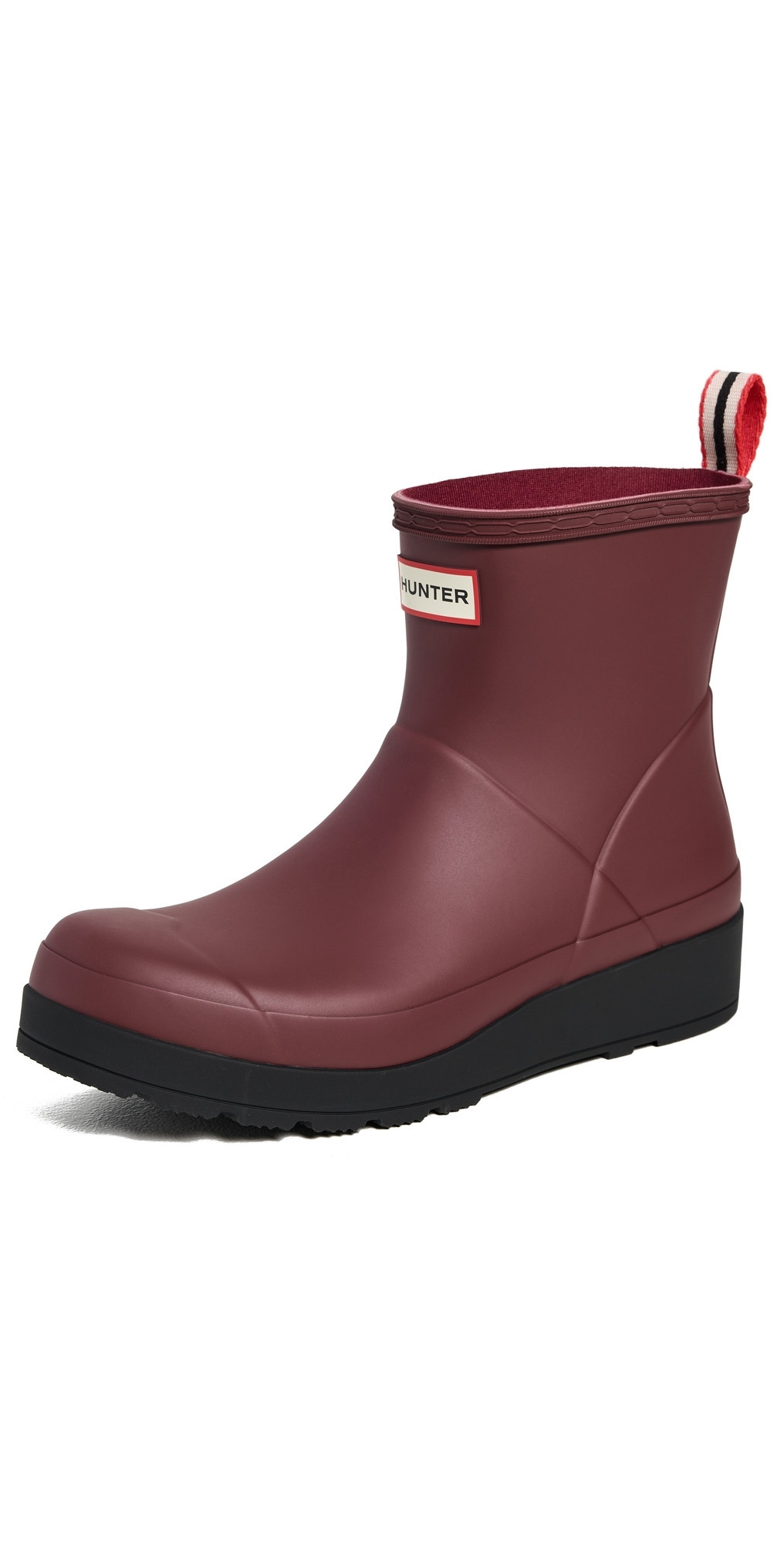 Hunter Boots W Play Short Boots Tawny Port/Signature 10 | Shopbop