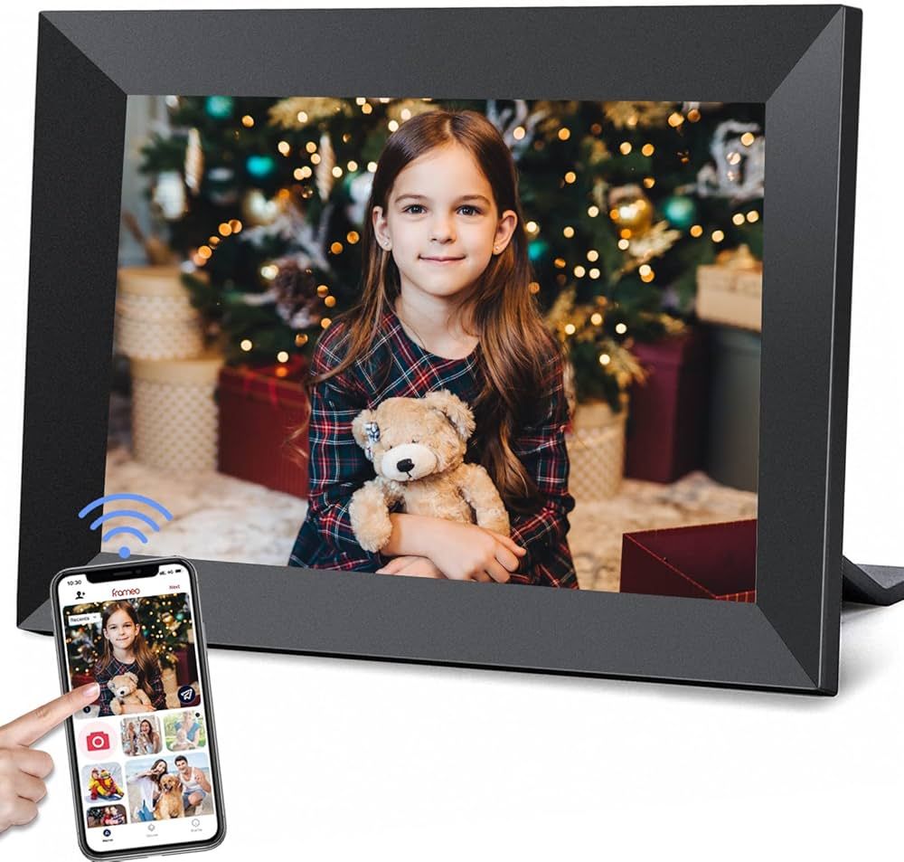 Frameo 10.1 Inch WiFi Digital Picture Frame with 1280 * 800P IPS Touch Screen HD Disply,Built-in ... | Amazon (US)