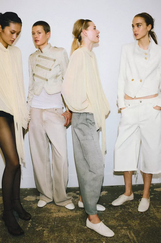 DRAPED SHOULDER PAD BLOUSE ZW COLLECTION LIMITED EDITION | Zara US