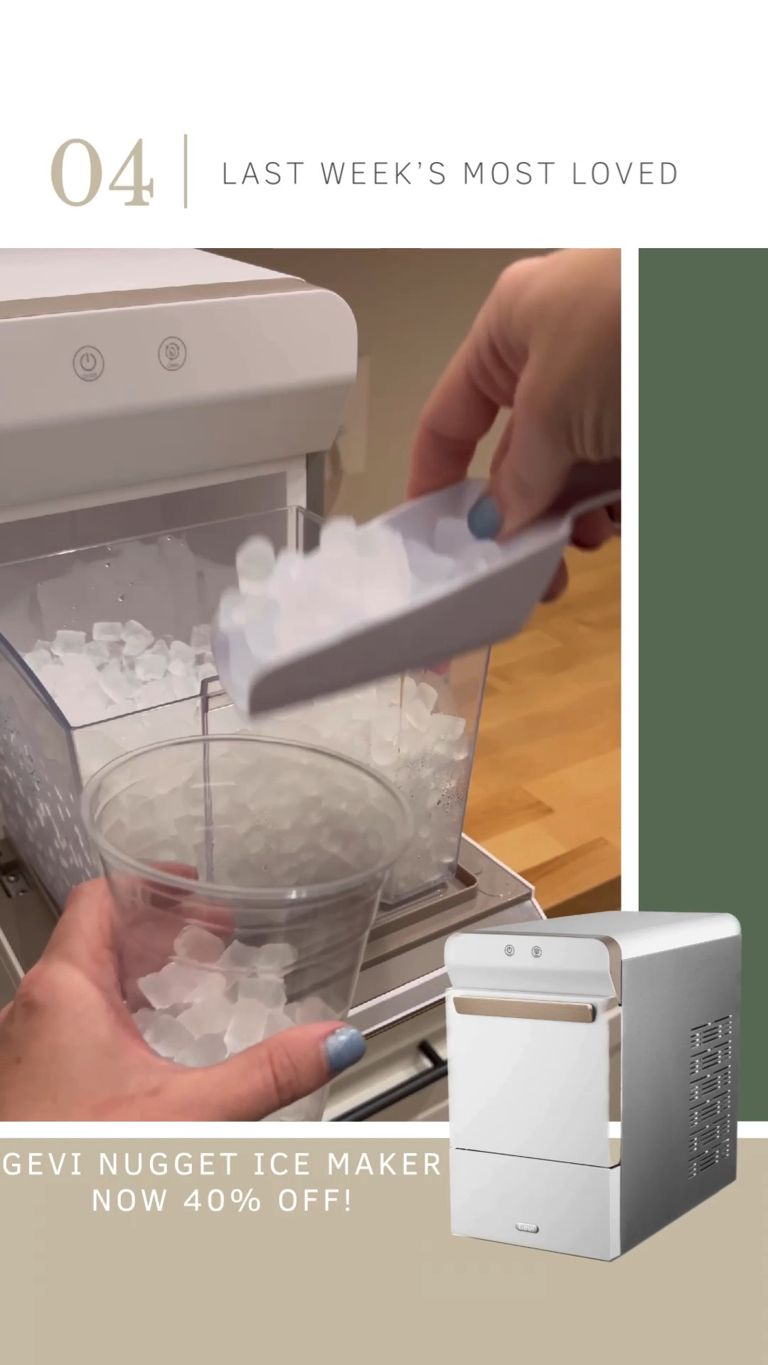 Last weeks most loved links and best selling items! Gevi nugget I’ve maker in white and gold small countertop appliances kitchen finds gadgets and favorites iced coffee portable coffee cups and bottles 

#LTKsalealert #LTKhome #LTKFind