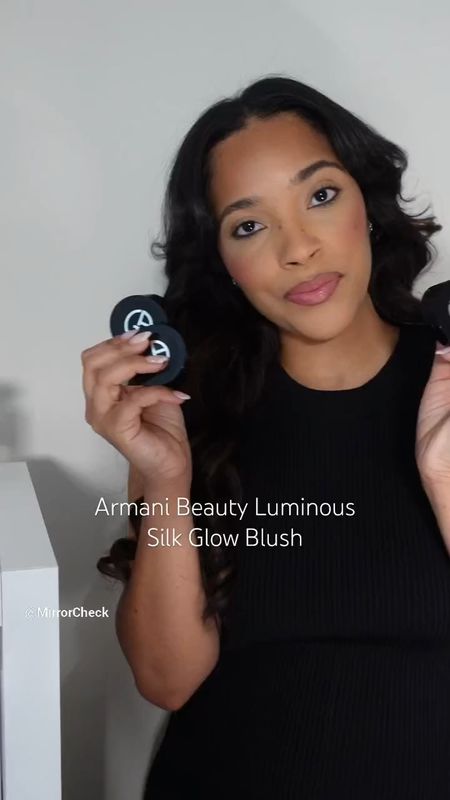 Officially a blush girl! These luminous silk glow blushes by Armani Beauty are simply stunning. I love that this blush is buildable and helps blur pores & fine lines with Armani’s silk filler technology. I’m wearing shades 50 (Euphoric - Peachy Pink) & 60 (Mystery - Plum)

#armanibeauties  #giftedbyarmani  #LuminousSilk 

#LTKbeauty #LTKunder50