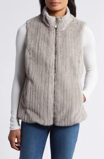Reversible Faux Fur Vest | Nordstrom