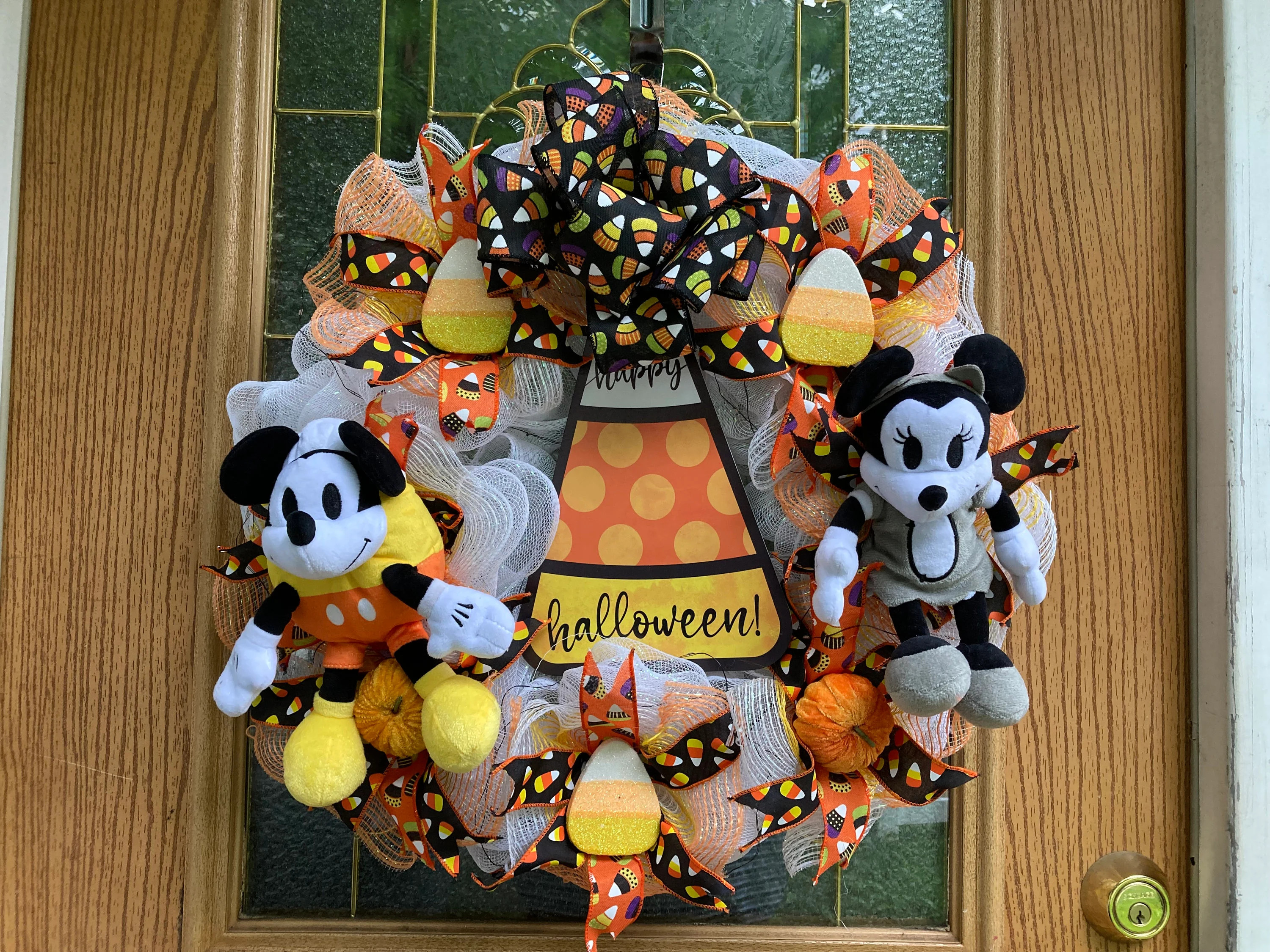 Light-Up Mouse Halloween Wreath – Spooky Door Decoration, Magical Front Porch Decor Halloween Light up Wreath | Etsy (Global)