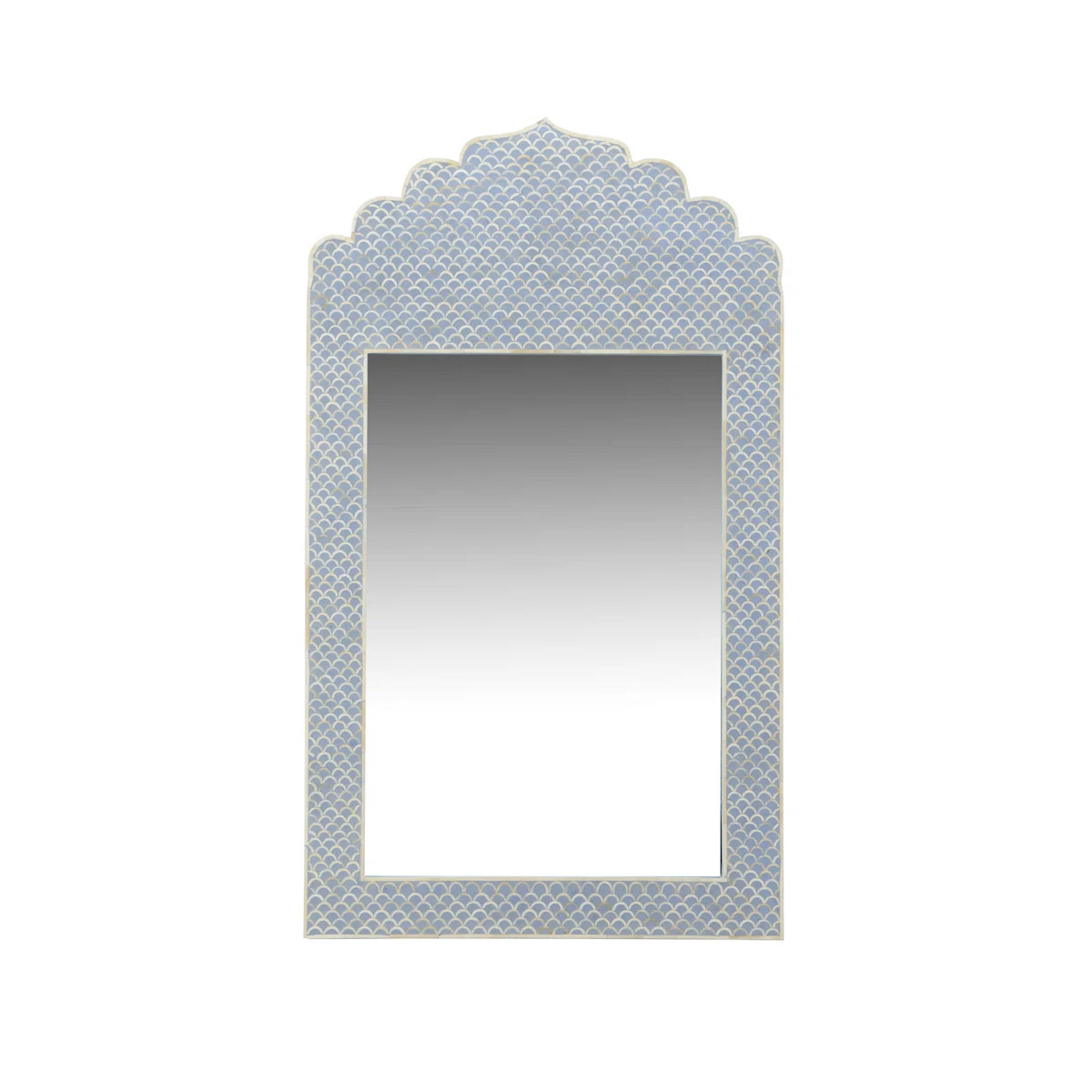 Crown Wood Flat Wall Mirror | Wayfair North America