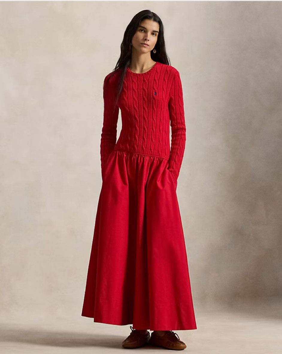 Cable-Knit Bodice Cotton Dress
Polo Ralph Lauren

#LTKMothersDay #LTKgrwm #LTKmomlife