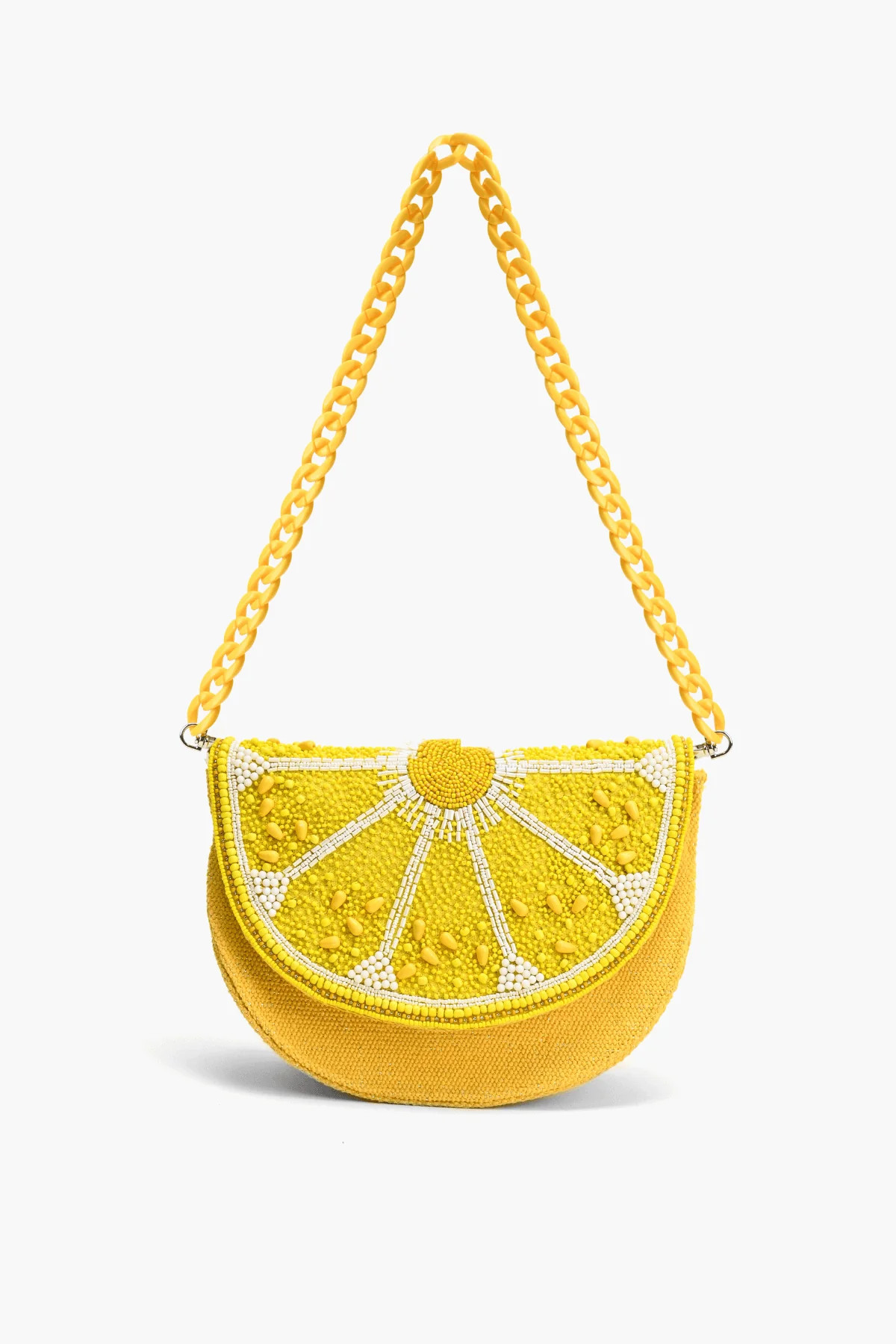 America and Beyond Lemon Shoulder Bag | Social Threads