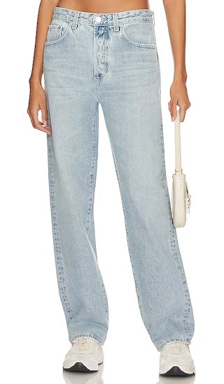 X Emrata Clove Relaxed Vintage Straight Jean in Tri-state | Revolve Clothing (Global)
