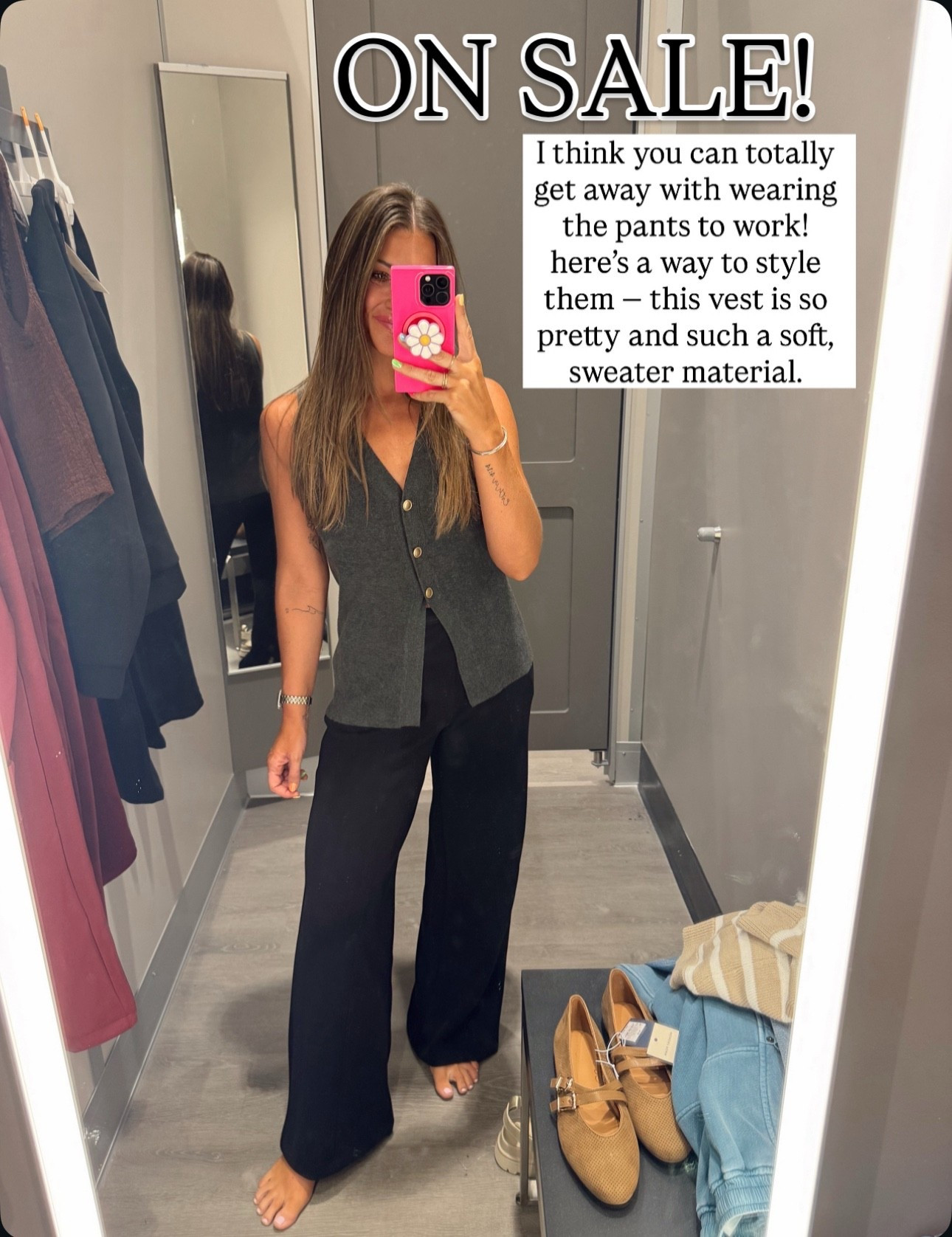 XS both 


Workwear
Fall Outfit
Business casual
Fall transition 
Travel outfit 