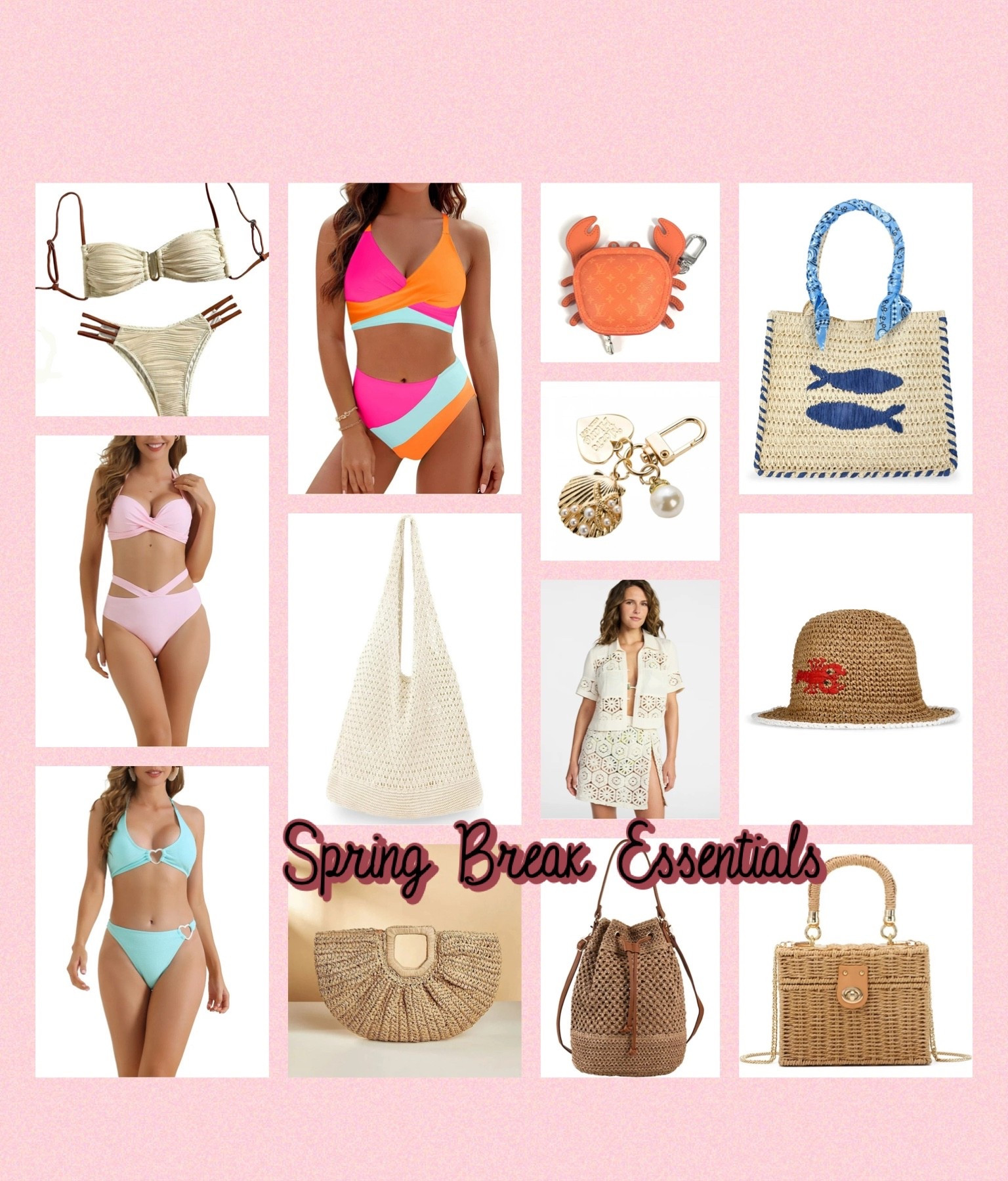 Spring Break Essentials #swimwear #mylook #stylewatch #strawbags #

#LTKTravel #LTKSaleAlert #LTKSeasonal