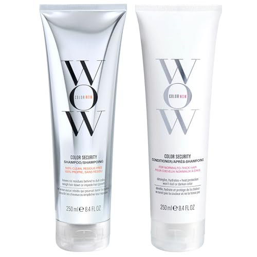 COLOR WOW Dream Clean Duo - 100% clean, sulfate-free COLOR SECURITY SHAMPOO and weightless COLOR SECURITY CONDITIONER- for Normal to Thick Hair| Achieve Super Glossy, Hydrated Hair | Amazon (US)