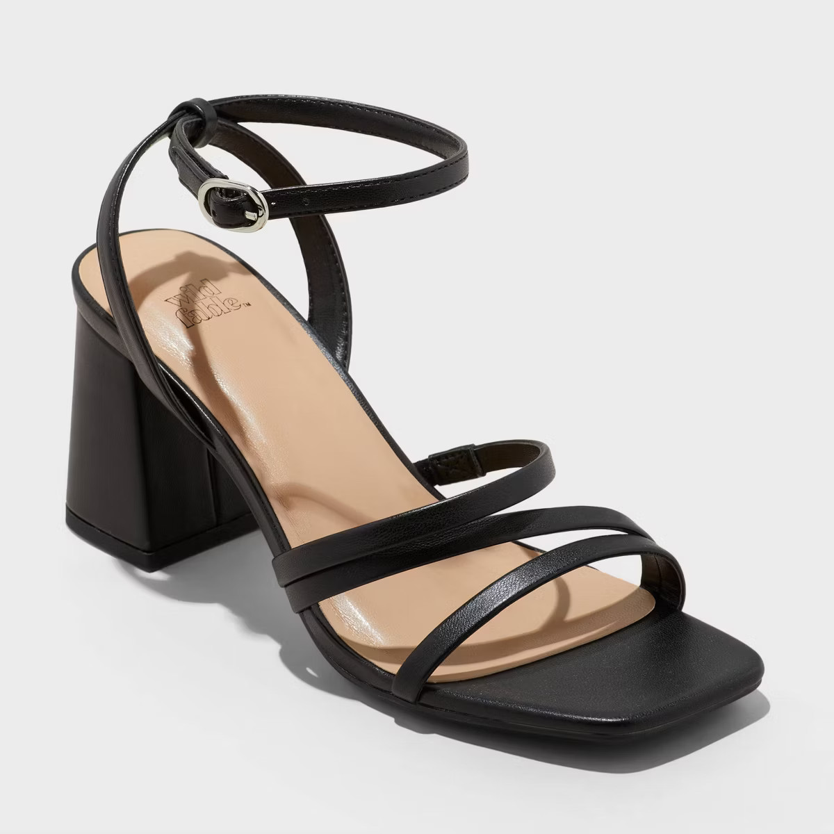 Women's Patricia Strappy Block Heels with Memory Foam Insole - Wild Fable™ | Target