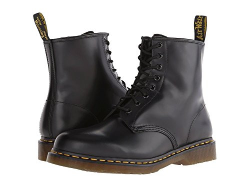 Dr. Martens Unisex 1460 Smooth Leather 8 Eye Boot, Black, 12 Women/11 Men | Amazon (US)