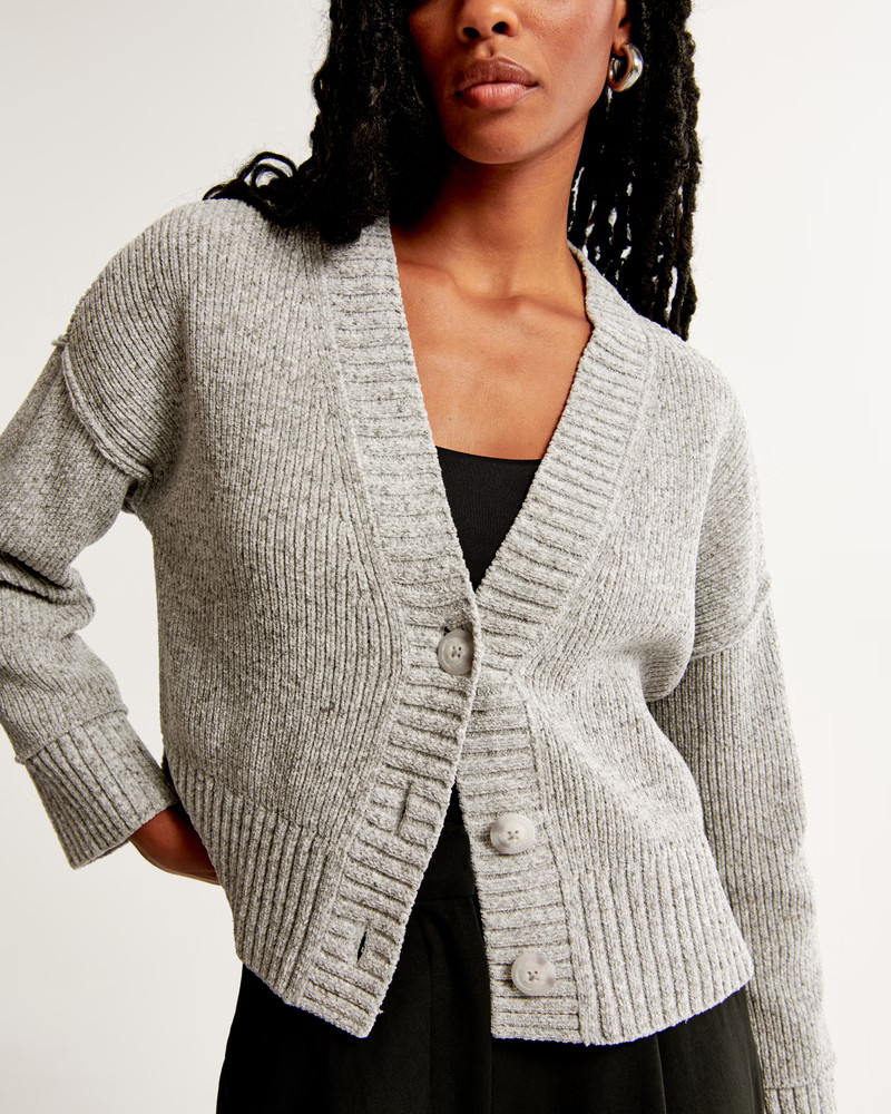 Chenille Cardigan | Abercrombie & Fitch (US)