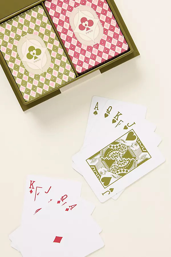 x Anthropologie Playing Cards, Set of 2 | Anthropologie (US)