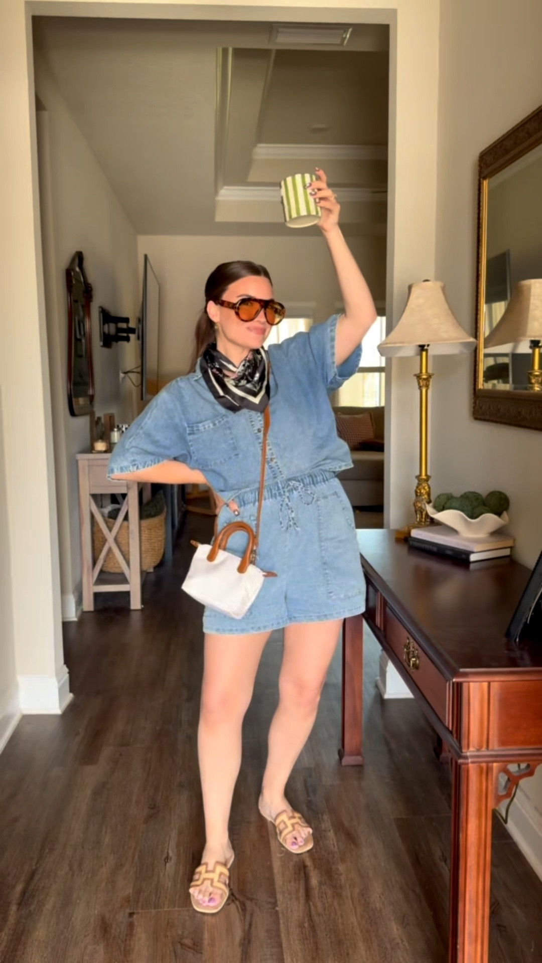 Realistic mom style outfit • denim matching set 

#LTKmomlife #LTKSaleAlert #LTKootd