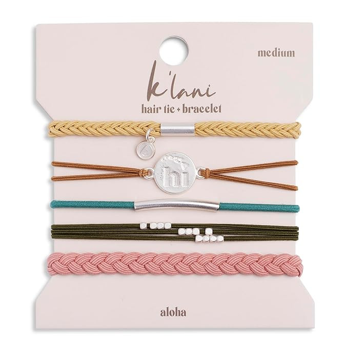 ALOHA K'lani Hair Tie Bracelet (M) | Amazon (US)
