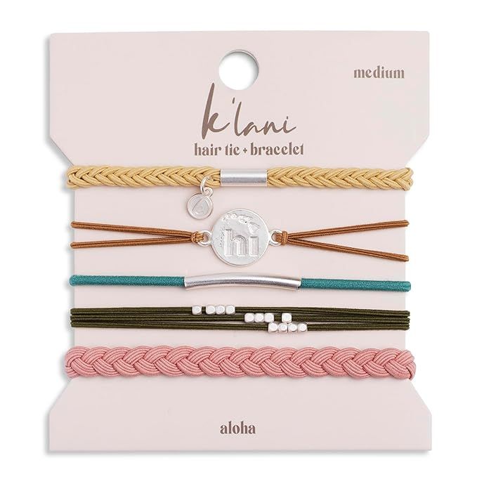 ALOHA K'lani Hair Tie Bracelet (M) | Amazon (US)