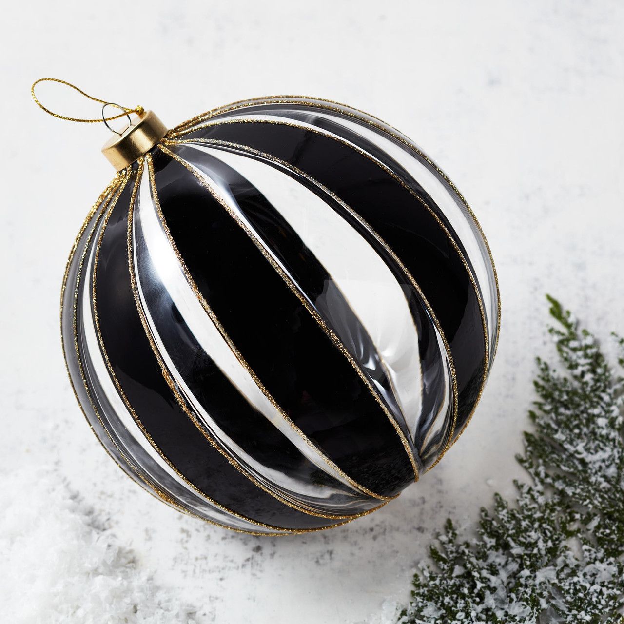 Oversized Stripe Ornament | Z Gallerie