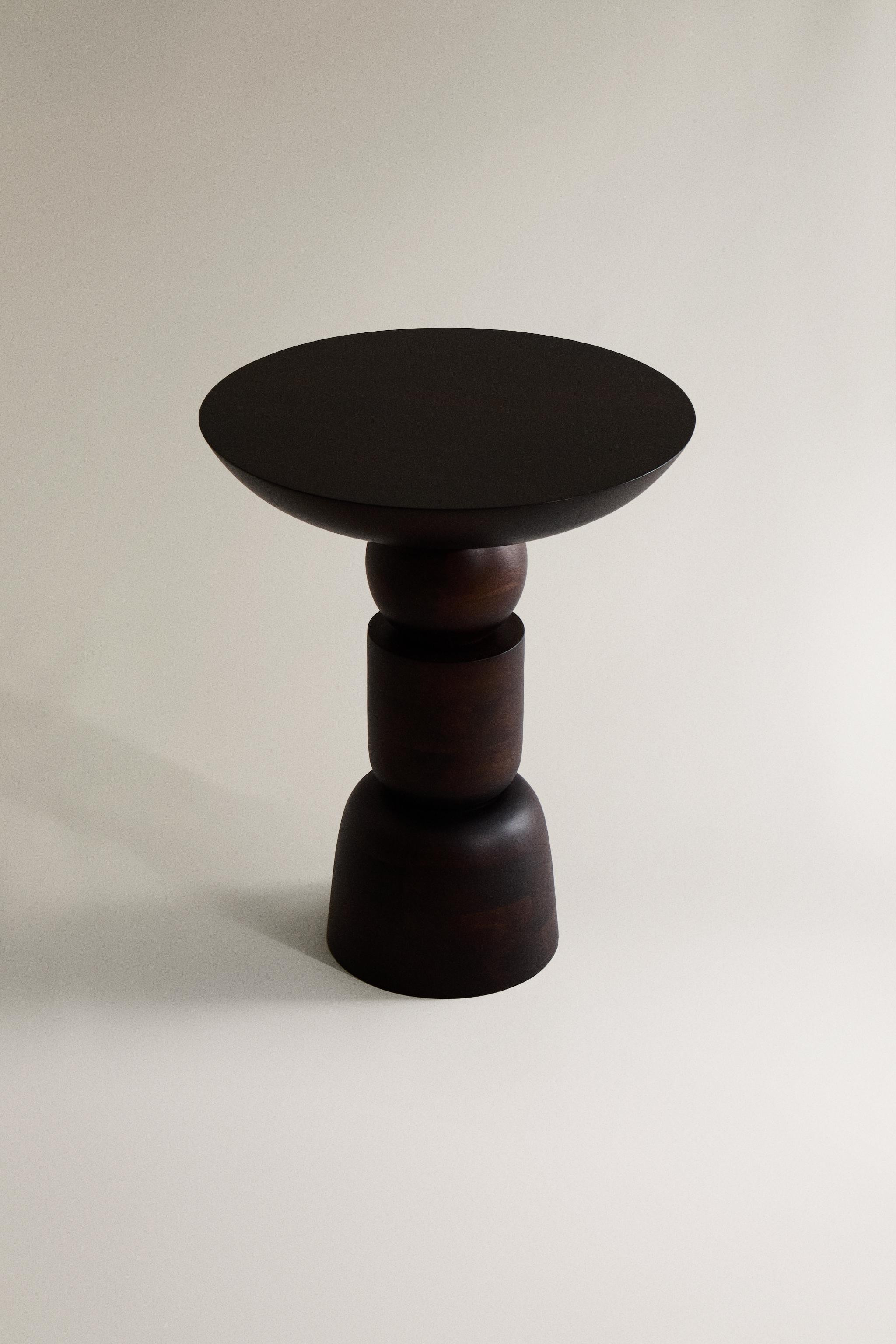 WOODEN SIDE TABLE | Zara Canada
