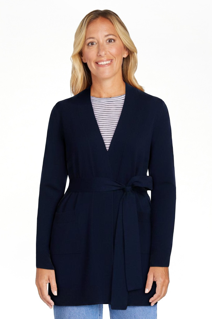 Scenario Women's Belted Lightweight Cardigan, Sizes XS-XXXL | Walmart (US)