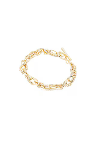 Ellis Bracelet in Gold | Revolve Clothing (Global)