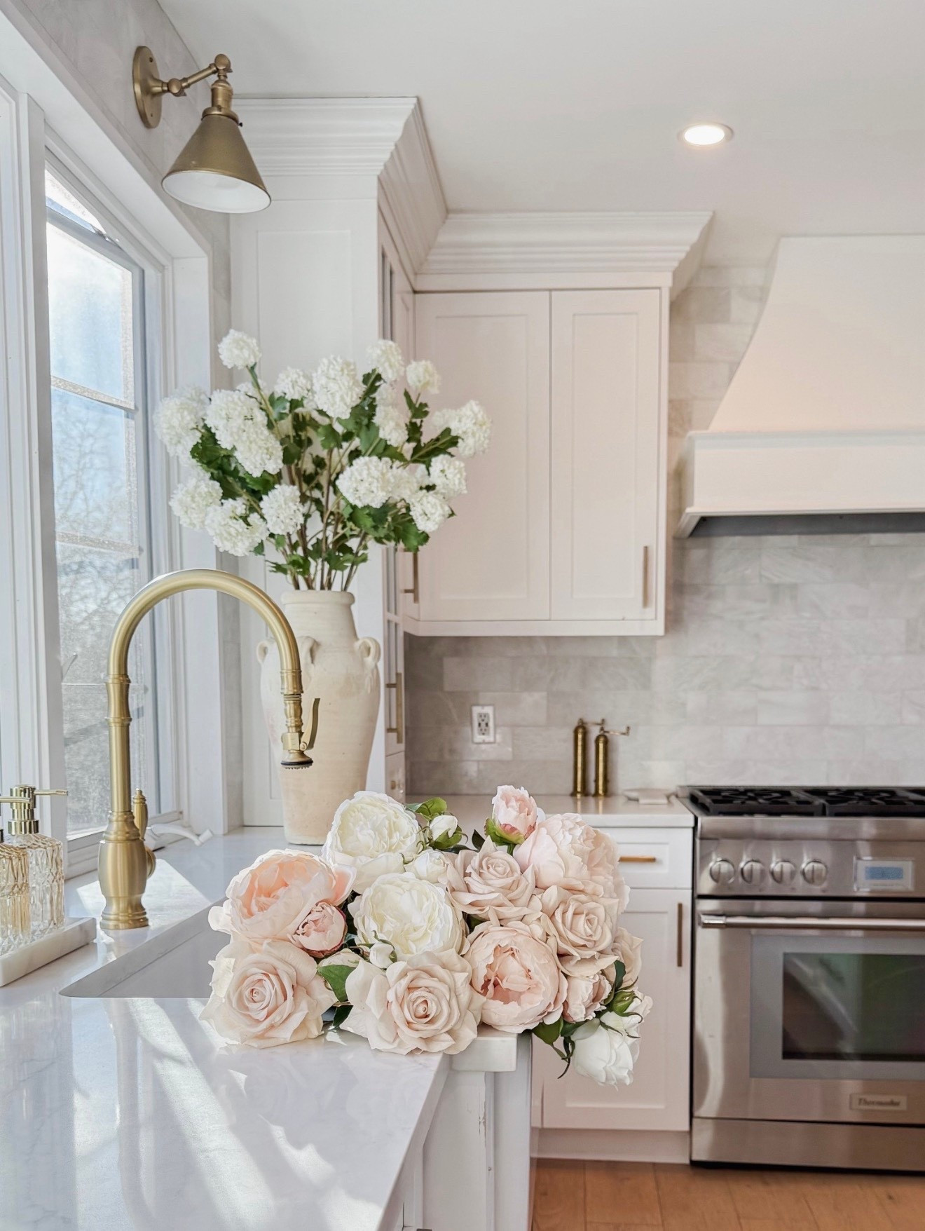 Realistic and beautiful spring florals. Kitchen design and decor.

#LTKmorningroutine #LTKSaleAlert #LTKHome