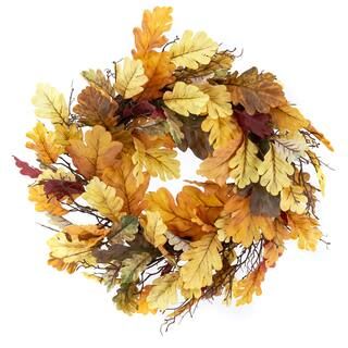 25" Autumn Oak Leaf Wreath by Ashland® | Michaels Stores