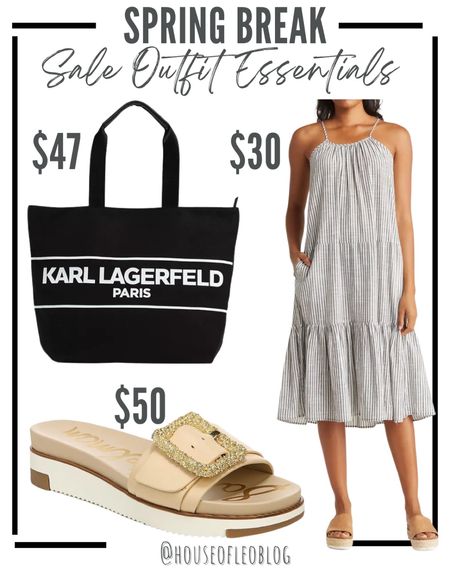 Spring dress, Sam Edelman sandals, tote bag, spring outfit 

#LTKitbag #LTKsalealert #LTKunder50
