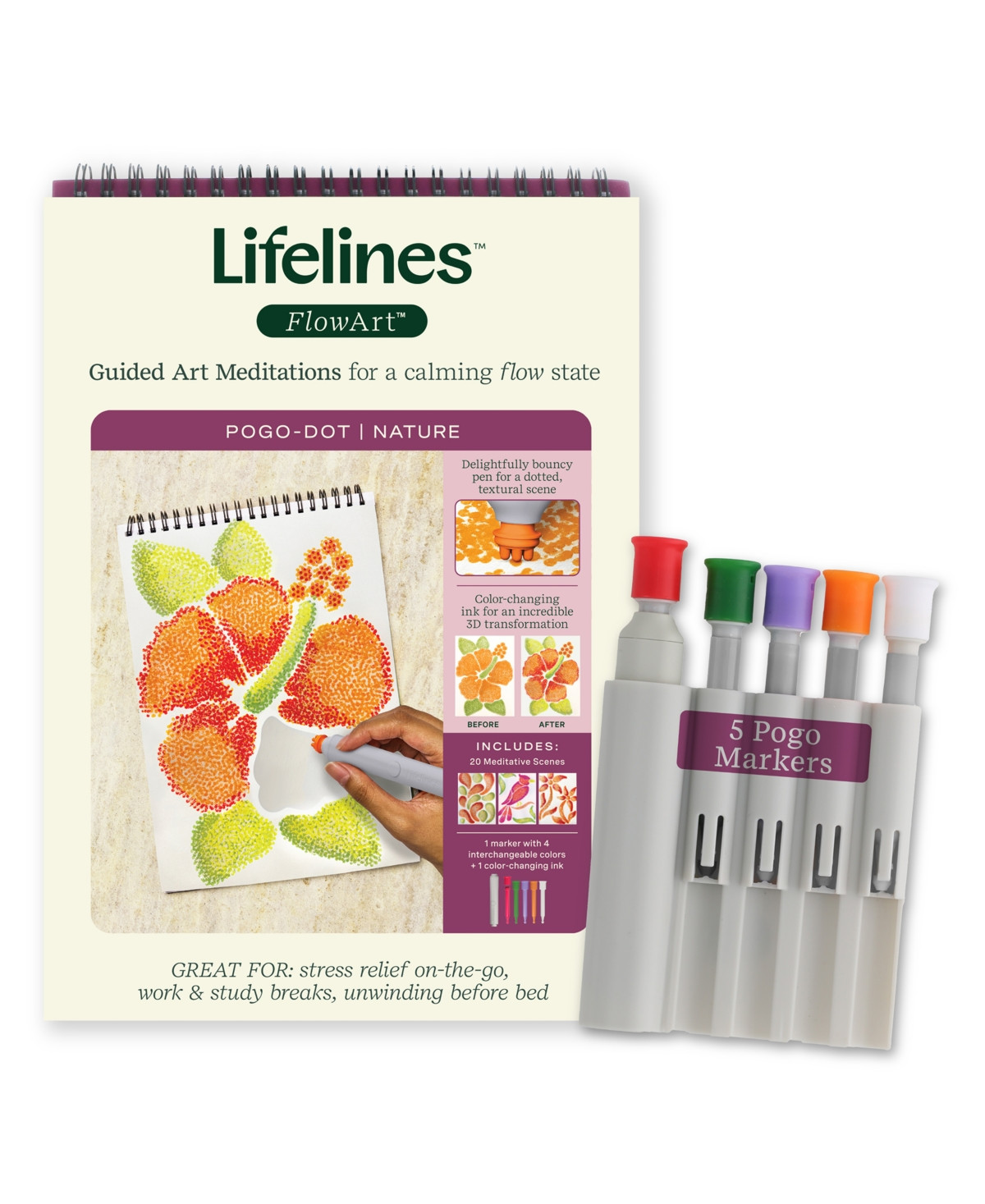 Lifelines FlowArt Pogo-Dot Nature Art Kit - Assorted | Macy's