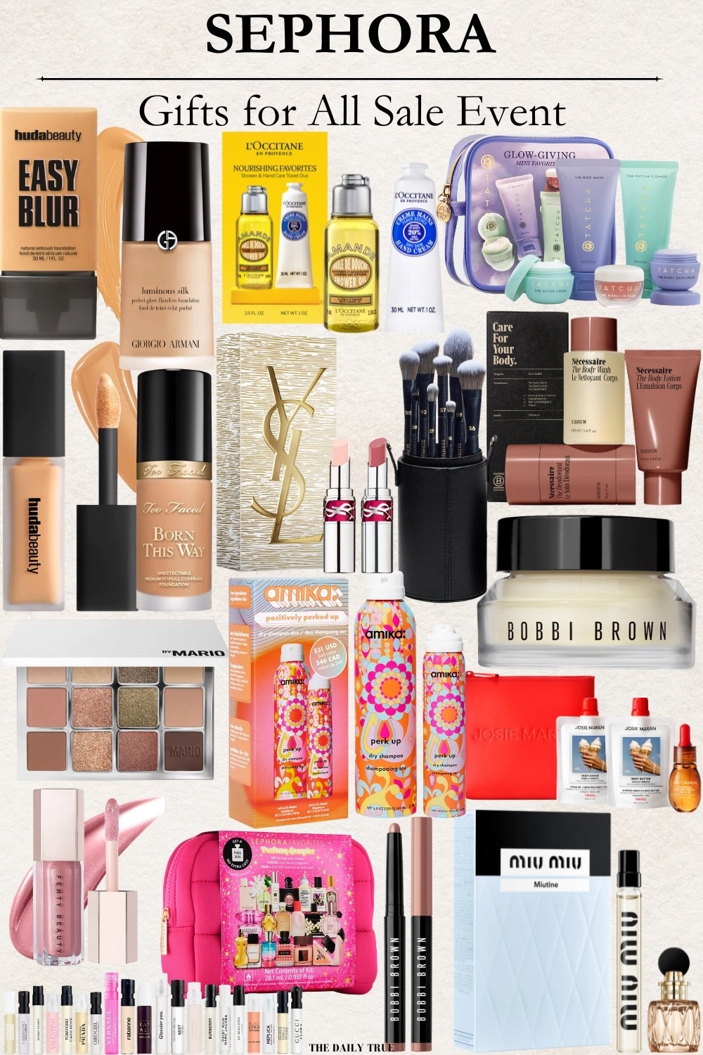 Picks from the Sephora Savings Event 20% off ends December 14 💄💋😍

Sephora, makeup sale, beauty, gift guide, gift ideas, stocking stuffer, gift sets, fragrance sampler, Miu Miu

#LTKGiftGuide #LTKHoliday #LTKSaleAlert