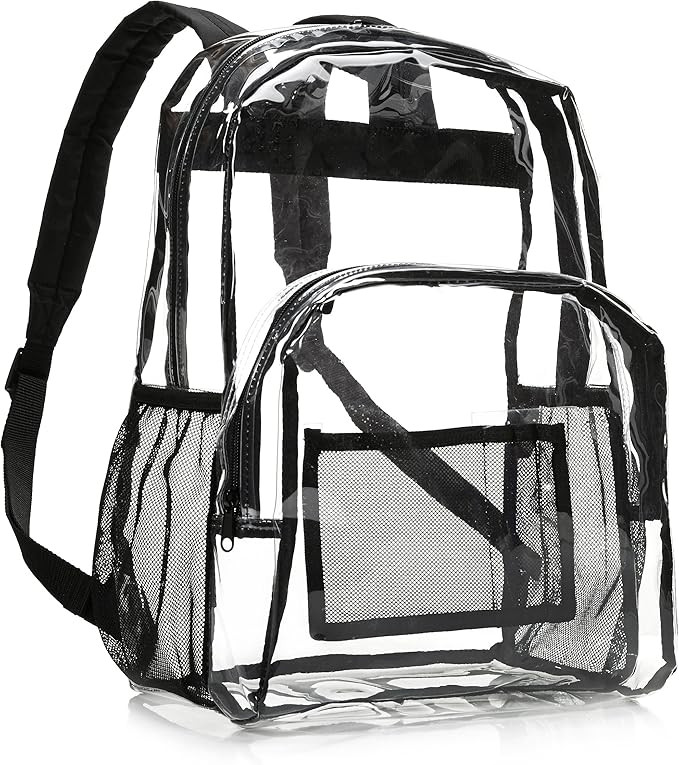 Amazon Basics School Backpack, Clear       Add to Logie | Amazon (US)