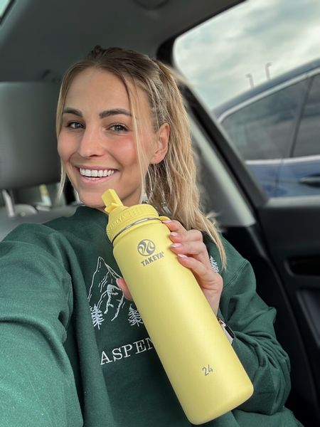 I’ve been using this water bottle everyday and I’ve noticed I’ve been drinking more water! If you are in need of a new water bottle, I highly recommend this one 💛 

#LTKSeasonal #LTKGiftGuide #LTKfit