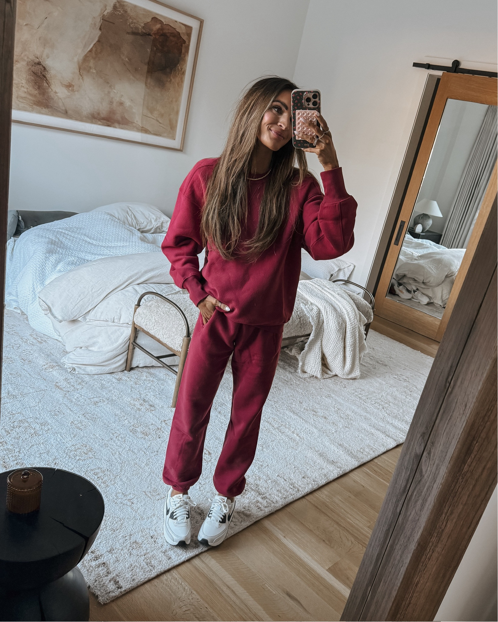 how perfect is this @aerie loungewear set for the holidays?🎄 has an oversized fit - wearing xs in both 
 #AerieREAL #AeriePartner

#LTKSaleAlert #LTKHoliday