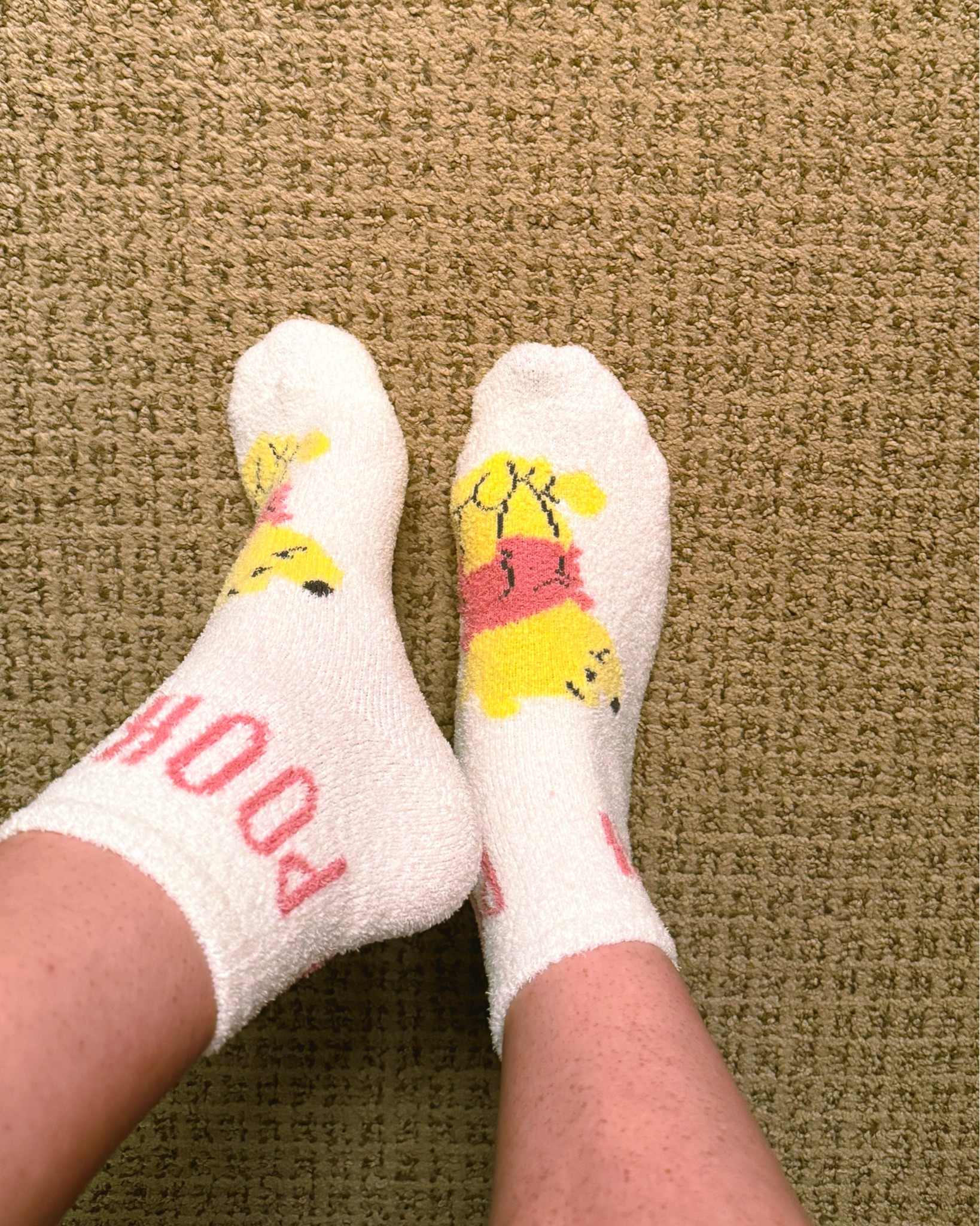 My perfect socks🥰💕 #winniethepooh #tigger