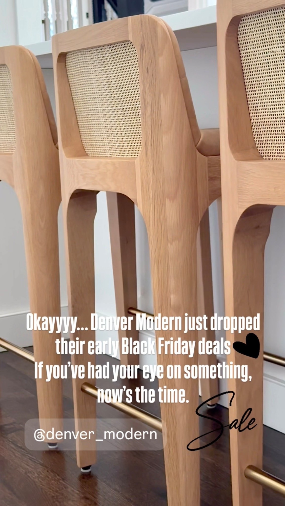 Denver Modern
Early Black Friday Sale!

Shop now for your dream pieces at discounted prices before they sell out!

@denvermodern

#LTKSaleAlert #LTKStyleTip #LTKHome