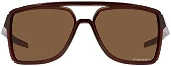 Oakley mens Oo9147 Castel Rectangular Sunglasses | Amazon (US)