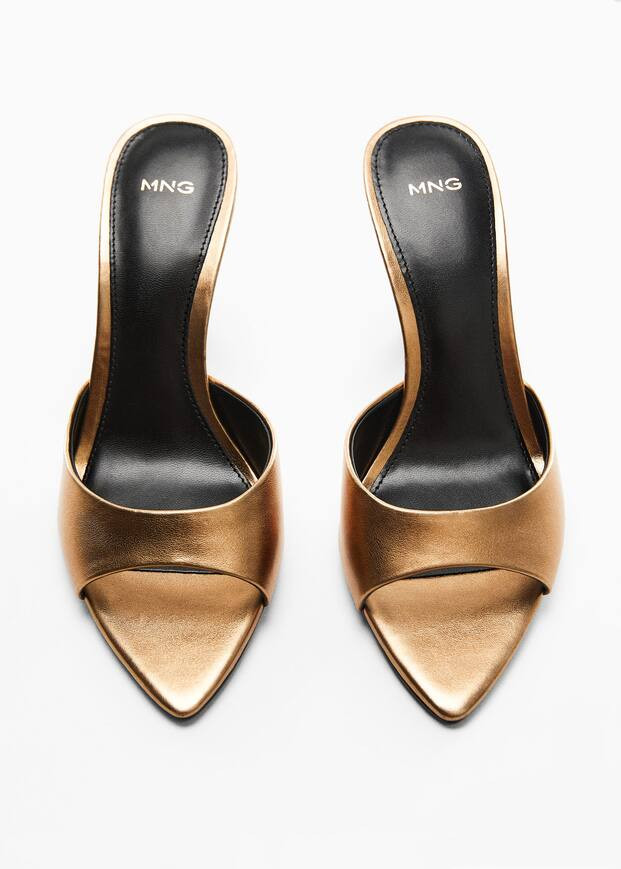 Heel non-structured sandals -  Women | Mango United Kingdom | MANGO (UK)