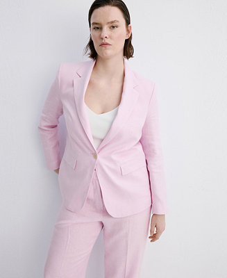Women's Linen Suit Blazer | Macy's